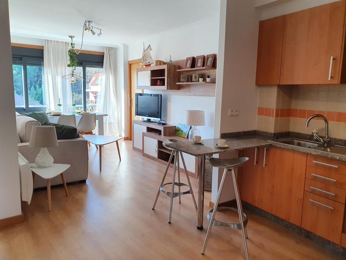 Acogedor apartamento en Boiro Exterior foto
